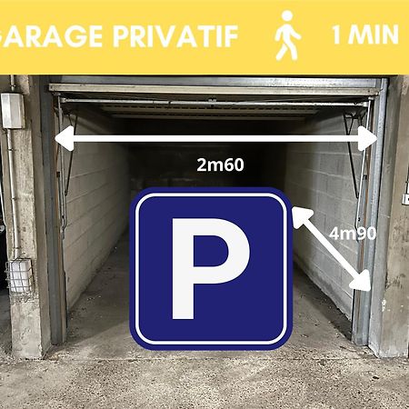 Le Sacre - Centre - Cour Privative - Parking Reims Exterior foto