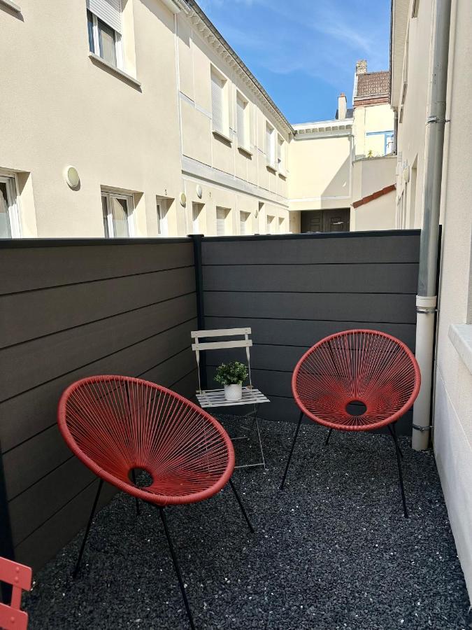 Le Sacre - Centre - Cour Privative - Parking Reims Exterior foto